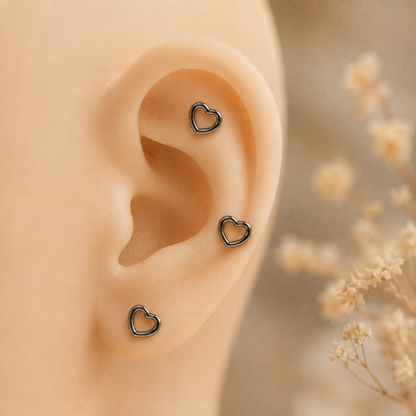 Labret Amore Mio em Titânio