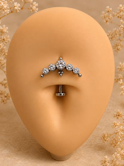 Piercing de Umbigo Astra Titânio